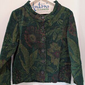 Unique green patterned jacket by Habitat